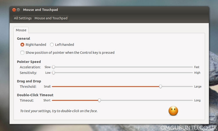 Ubuntu12的鼠标和觸控板配置页